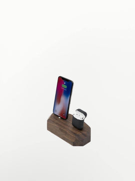 Wooden iPhone Dual Dock